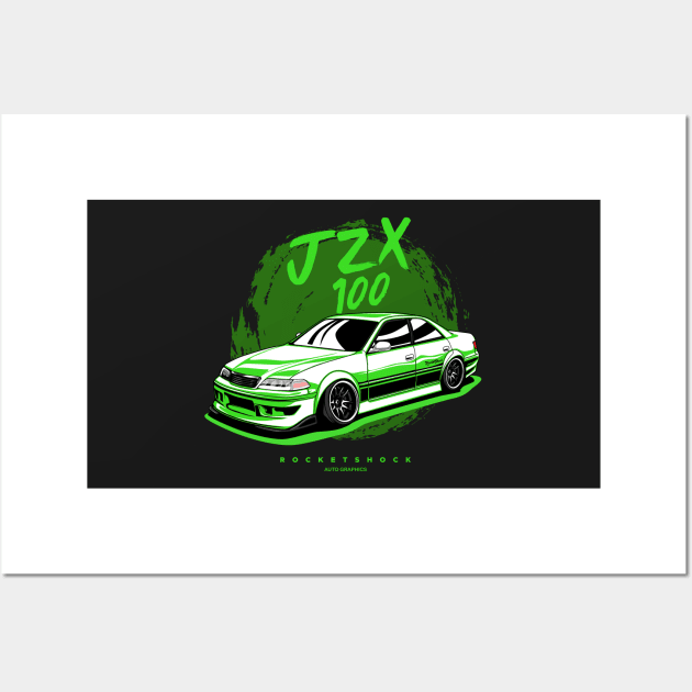 Chaser jzx100 jdm Wall Art by ASAKDESIGNS